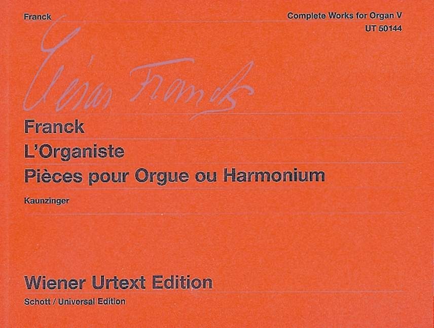 Franck: Complete Works for Organ Volume 5 published by Wiener Urtext